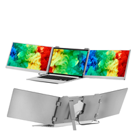 15.6 Inch Fhd USB-C Hd Interface Laptop Monitor Ips Dual Screen Computer 1080P Triple Lcd-Scherm Ntsc 72% Kleurengamma Opvouwbaar