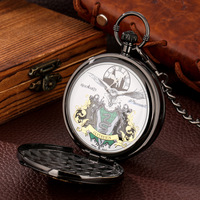 Montre de poche à quartz de style vintage avec 4 options de couleur, design pendentif musical steampunk pour enfants et adultes, non étanche
