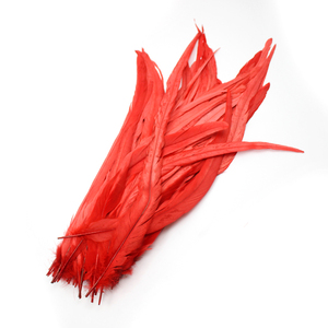 <span class=keywords><strong>Piume</strong></span> di Coda di Gallo Sbiancate e Tinte, Lunghe 14-18 Pollici, per Decorazioni di Carnevale e Accessori Fai-da-Te per Abbigliamento - Product Image 5