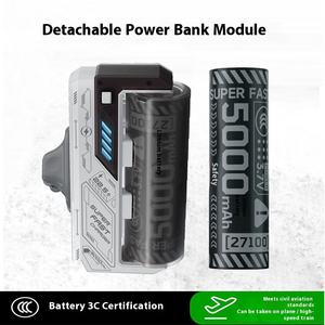 Banco de Energía Portátil con Batería Extraíble de 5000 mAh y Doble Enchufe, Conveniente y Portátil - Product Image 6