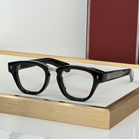 Montura de Gafas Retro Cuadradas Gruesas de Diseño, Montura Óptica de Moda para Hombre, Gafas Graduadas para Uso Diario, Estilo Urbano y de Negocios