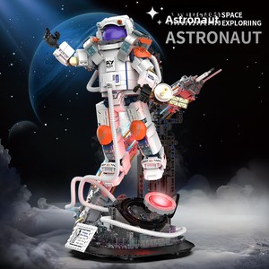 <span class=keywords><strong>Puzzle</strong></span> Modèle Astronaute en Plastique pour la Randonnée Spatiale - 501-1000 Pièces - Briques STEM DIY Compatibles - Product Image 2