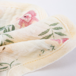 مريلة أطفال من الموسلين، مريلة أطفال قطنية قابلة لإعادة الاستخدام، مريلة أطفال قطنية ناعمة بنقوش جاهزة - Product Image 4