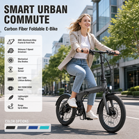 Vélo électrique pliable léger en alliage d'aluminium, moteur sans balais 350W, batterie lithium 7.8Ah, 7 vitesses, moteur de moyeu arrière, suspension