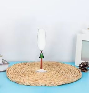 Großhandel benutzer definierte Weihnachts baumform kalte Tasse trinken Kaffee Weihnachten Weingläser - Product Image 3