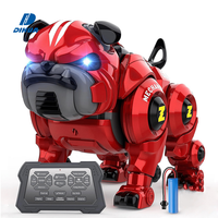 Programmierbarer RC Stunt-Roboterhund mit Berührungssteuerung, Smart-Licht und Sound, Interaktives Lernspielzeug für Jungen und Mädchen