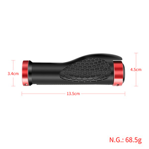 Accessoires de guidon de vélo de route, poignées antidérapantes en <span class=keywords><strong>caoutchouc</strong></span>, poignées de guidon pour <span class=keywords><strong>VTT</strong></span>, poignées de vélo pour BMX, cruisers, vélos pour enfants - Product Image 3