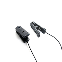 Cordon d'électrode médical en chlorure d'argent avec pince auriculaire, prise mâle DC 2,35 mm, fil de fixation auriculaire pour équipement de physiothérapie
