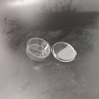 Logo personalizzato scatola a conchiglia per animali domestici materiale riciclabile confezione trasparente a conchiglia a cera