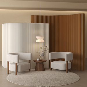 Modernes Design Restaurant Büro Verwendung Laden Trennwand Faltbare Stretch-Trennwand Akkordeon Holz Papierwand Multifunktionale Rotation - Product Image 3