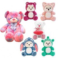 Osos de Peluche Unisex al por Mayor, Juguetes de Peluche Grandes, Kawaii, Personalizables, Rellenos de Algodón PP, Osos de Peluche para Niños, Día de San Valentín