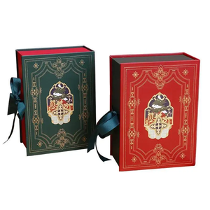 Luxury Custom Logo Christmas Box Packaging Folding Paper Christmas Packaging Gift Box With Clear Window