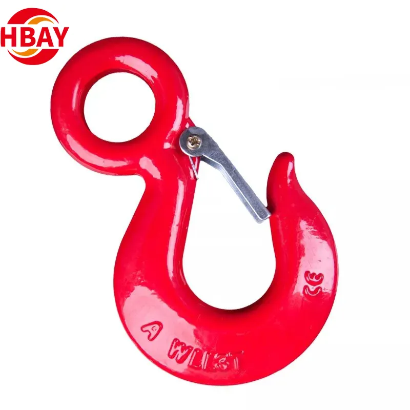 Rigging Heavy duty forged G80 Lifting hook U.S Type 320C Lifting hook safety Lifting Clevis Slip hooks