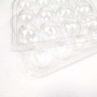Plateau à explosion transparent, 12 trous, de qualité alimentaire, personnalisé, en plastique