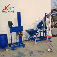 Machine de pulvérisation GRC à roues à alimentation automatique économique pour la fabrication de sculptures décoratives en ciment et GFRC en atelier