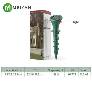 Répulsif électronique solaire à ultrasons <span class=keywords><strong>pour</strong></span> serpents et rongeurs, technologie sonore et lumineuse <span class=keywords><strong>pour</strong></span> la lutte antiparasitaire domestique et de jardin - Product Image 2
