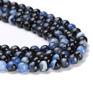 Pierres précieuses naturelles à taille brillante pour la fabrication de bijoux, perles d'agate et de cornaline de 8 mm et 3 mm de hauteur - Product Image 5