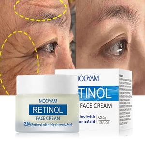 Crème Visage au Rétinol 2,5% <span class=keywords><strong>et</strong></span> Collagène Marque Blanche – Crème <span class=keywords><strong>de</strong></span> Nuit <span class=keywords><strong>et</strong></span> <span class=keywords><strong>de</strong></span> <span class=keywords><strong>Jour</strong></span> au Rétinol <span class=keywords><strong>et</strong></span> <span class=keywords><strong>Acide</strong></span> <span class=keywords><strong>Hyaluronique</strong></span> - Product Image 1
