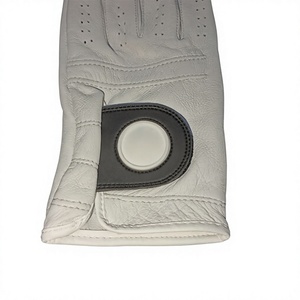 Gants de golf en cuir véritable blanc de qualité supérieure, antidérapants, pour les joueurs gauchers, logo personnalisé, OEM, équipement sportif de haute qualité - Product Image 6