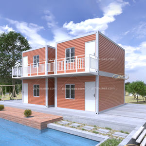 Casa de playa prefabricada moderna ecológica, <span class=keywords><strong>precio</strong></span> de contenedor CE hecho de panel sándwich para aplicación de hotel - Product Image 6