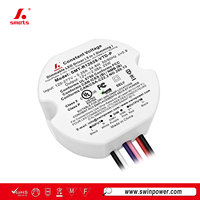 Mini Triac Rond 0-10V Dimmable 12V 24V 36V 48V Alimentation LED 25W avec Circuit de Protection Complet, OEM Disponible