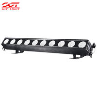Barre de lumière LED extérieure SGT, éclairage mural DMX512 RGBW, étanche, 10*40W COB, lumières de scène pour l'extérieur des bâtiments