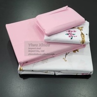 Parure de draps 6 pièces ultra douce en microfibre 100% toucher coton, imprimé floral, pour lit Queen et King Size