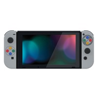 EXtremeRate Autres accessoires de jeu Coque de manette gauche droite Panneau inférieur avec béquille pour console Nintendo Switch NS