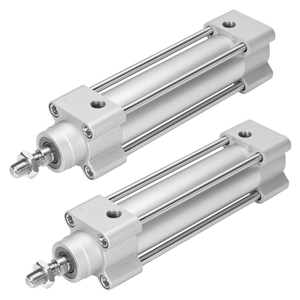 Cilindro Neumático de Doble Acción con Varilla de Pistón DSBG, Estándar ISO, Amortiguación Ajustable, Alta Resistencia a la Corrosión - Product Image 2