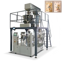 Machine de remplissage et de scellage automatique de sachets Doypack à fermeture éclair électrique avec économie d'énergie, haute productivité et compatibilité film