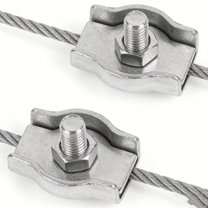 <span class=keywords><strong>Clip</strong></span> de fixation <span class=keywords><strong>pour</strong></span> câble en acier inoxydable poli à double rainure <span class=keywords><strong>pour</strong></span> suspension de meubles et murs-rideaux en <span class=keywords><strong>verre</strong></span> - Product Image 4