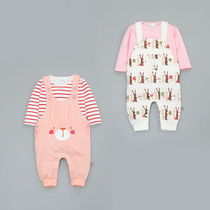Vêtements pour bébés nouveau-nés en gros pour boutiques de puériculture, salopettes pour petites filles avec impression personnalisée - Product Image 1