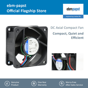 Ventilador de Refrigeración Axial de CC con Rodamiento de Bolas, 612NLE, 60x60x25mm, 6025, 12VDC, 0.4W, 21m3/h, 2500 RPM, Eléctrico, OEM - Product Image 2