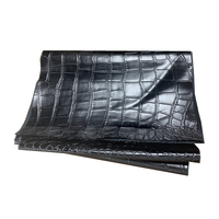 Tissu combiné en cuir PU pour femmes, combinaison extensible, cuir PU, peau de crocodile