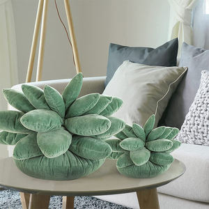 Coussin de Cactus Succulent 531, coussin de plante 3D pour chambre à coucher, décoration de la maison, peluche succulente - Product Image 2