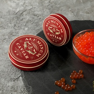 Lata Redonda de Metal de 30ml 50ml 60ml con Logotipo para Caviar, Envase de Aluminio de Grado Alimenticio, Tarro de Almacenamiento - Product Image 6