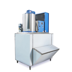 1000 kg <b>Ice</b> Flake Making <b>Machine</b> Snow <b>Ice</b> Flake Maker <b>Machine</b> with <b>Ice</b> Storage Bin - Product Image 3