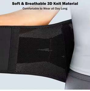 Ceinture de soutien lombaire réglable AOFIT pour le travail, avec logo personnalisé OEM, pour adulte, avec coussin lombaire amovible - Product Image 5