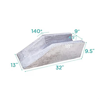 Hot Post Surgery Knie Knöchel Memory Foam Wedge Leg Elevation Kissen für Schmerzen beim Schlafen