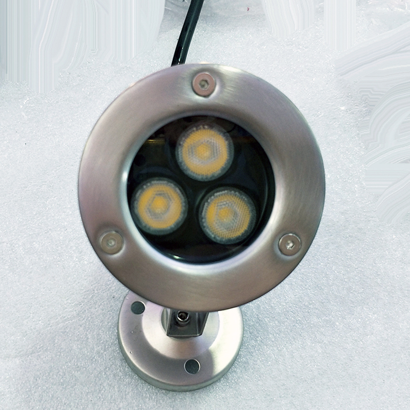 IP68 Waterproof Stainless Steel RGB LED Underwater Pool Lights Dimmable Feature 10-120 Beam Angle for Swimming Pool Fountain