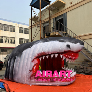 อุโมงค์ฉลามเป่าลมผลิตจากโรงงาน, ประตูฉลามเป่าลมสุดหลอนสำหรับตกแต่งงานอีเว้นท์ภาพยนตร์ - Product Image 4