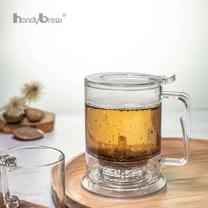 Infusor de Té de Primera Calidad con Base Ancha Transparente para Infusión Directa, Ideal para Tiendas y Boutiques, con Gotero Inteligente - Product Image 4