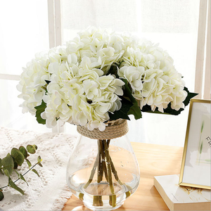 Venta al por mayor mejor calidad Grado A de hortensias artificiales para la pared de boda - Product Image 3