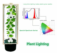 Système de culture hydroponique vertical à 8 niveaux pour plantes d'intérieur, avec barre lumineuse LED pour légumes à feuilles vertes, gain de place
