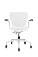 Chaise de bureau ergonomique moderne en maille respirante, accoudoirs fixes, chaise de bureau à roulettes réglable en hauteur
