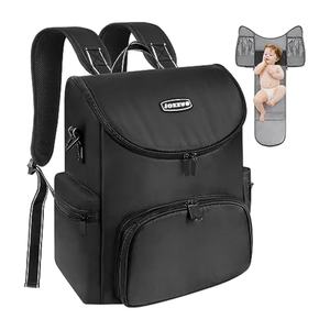 Échantillon gratuit de sacs à couches pour bébé avec tapis à langer pour les deux sexes : grand sac à dos de voyage multifonctionnel - Product Image 3