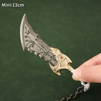 Porte-clés God of War Lames du Chaos Ragnarok Athéna 13cm Cadeau Nouveau Produit
