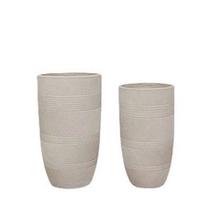 House Oval Fiberglass Large Size Garden Outdoor <b>Planters</b> Flower Pots for Indoor Plants - Product Image 6