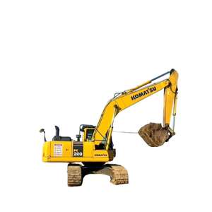 JAPAN ORIGINAL KOMATSU PC200-<b>8</b> <b>EXCAVATOR</b> USED <b>EXCAVATOR</b> LOW PRICE IN STOCK 20-<b>TONS</b> HYDRAULIC CRAWLER <b>EXCAVATOR</b> - Product Image 1