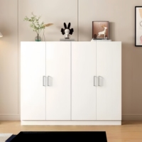 Meuble à chaussures modulaire et mobile en bois massif, grande capacité de rangement, style minimaliste, pour salon, balcon et usage hôtelier - Dai Home Apartment